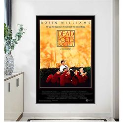 dead poets society 1989 movie poster classic vintage 80s print image wall art bar 226