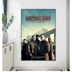 the bastard sons 2024 movie poster modern home decor print image wall art bar 321