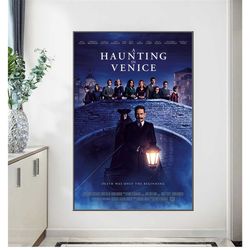 2023 a haunting in venice movie poster kenneth brannagh home decor poster bar 146,bar 147