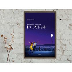 la la land movie poster - room wall decor - poster art - canvas print