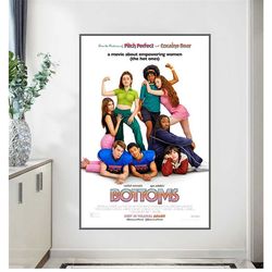 bottoms 2023 movie poster comedy home art print bar 113