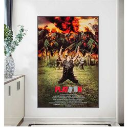 platoon 1986 movie poster classic movies glossy home art decor print bar 170