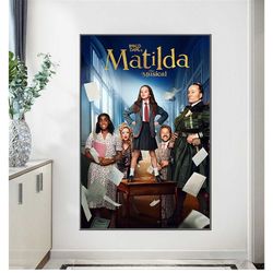 matilda the musical movie poster 2022 home decor print bar 63