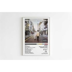 oasis - ( what's the story ) morning glory album poster / album cover poster / music gift / music wall decor / album art