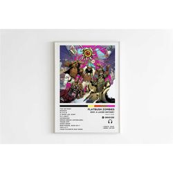 flatbush zombies - 3001: a laced odyssey album poster / album cover poster / music gift / music wall decor / album art
