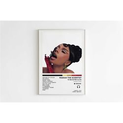 mariah the scientist - to be eaten alive album poster / album cover poster / music gift / music wall decor / album art