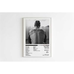 maluma - don juan album poster / album cover poster / music gift / music wall decor / album art