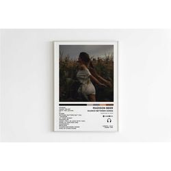 madison beer - silence between songs album poster / album cover poster / music gift / music wall decor / album art