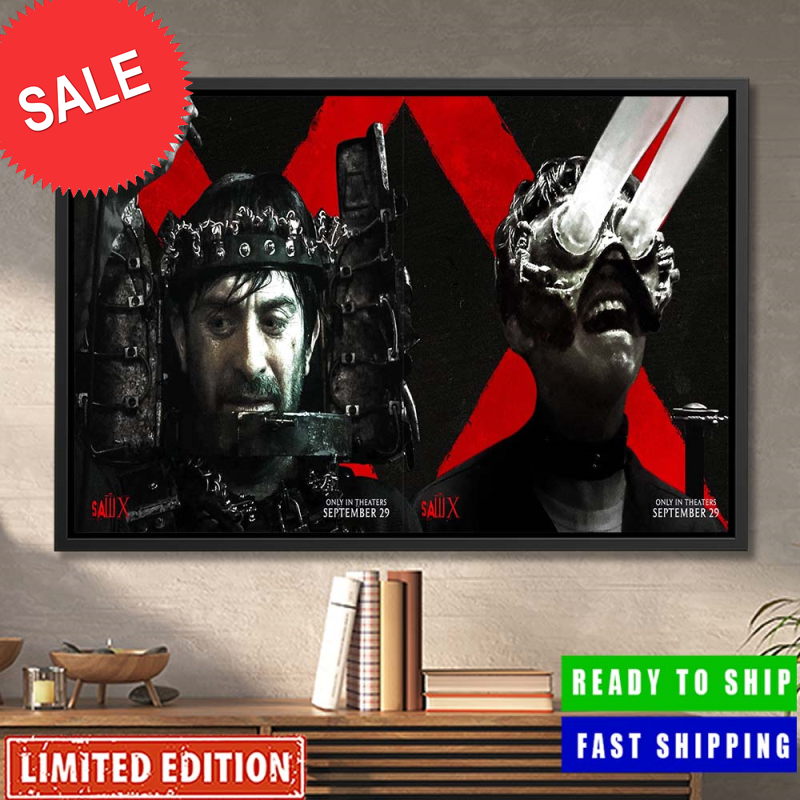 Saw X The Gruesome Traps Home Decor Poster Canvas.jpg