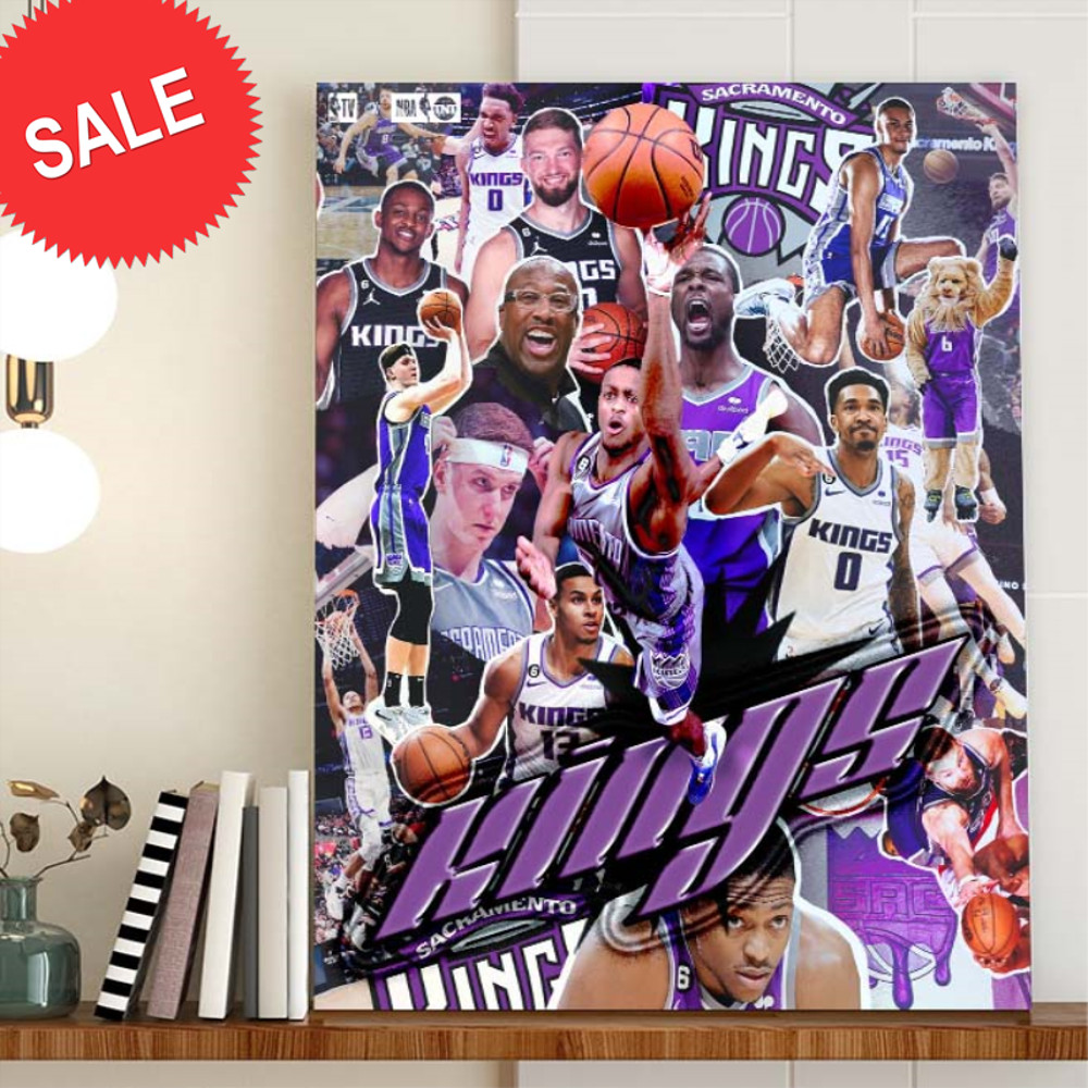 Sacramento Kings clinched playoffs 2023 NBA Poster Canvas.jpg