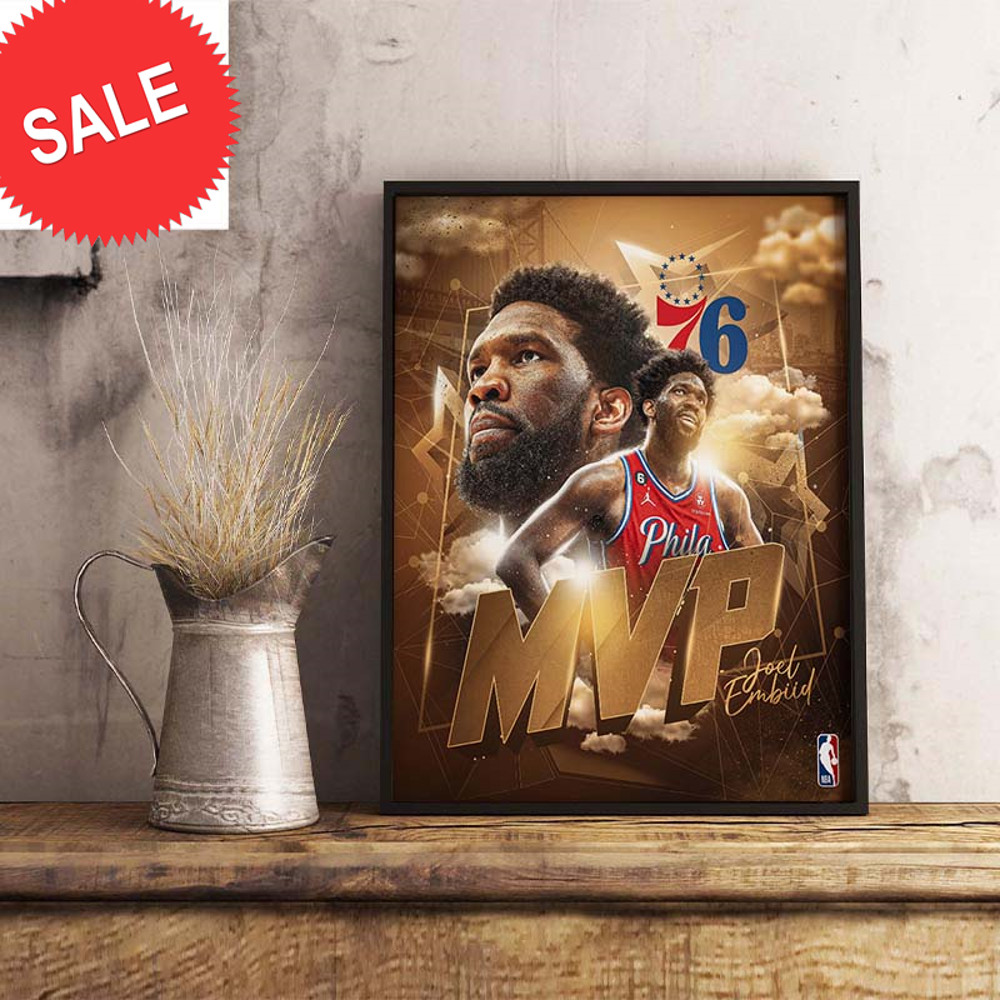 MVP Joel Emviid Philadelphia 76ers Decorations Poster Canvas.jpg