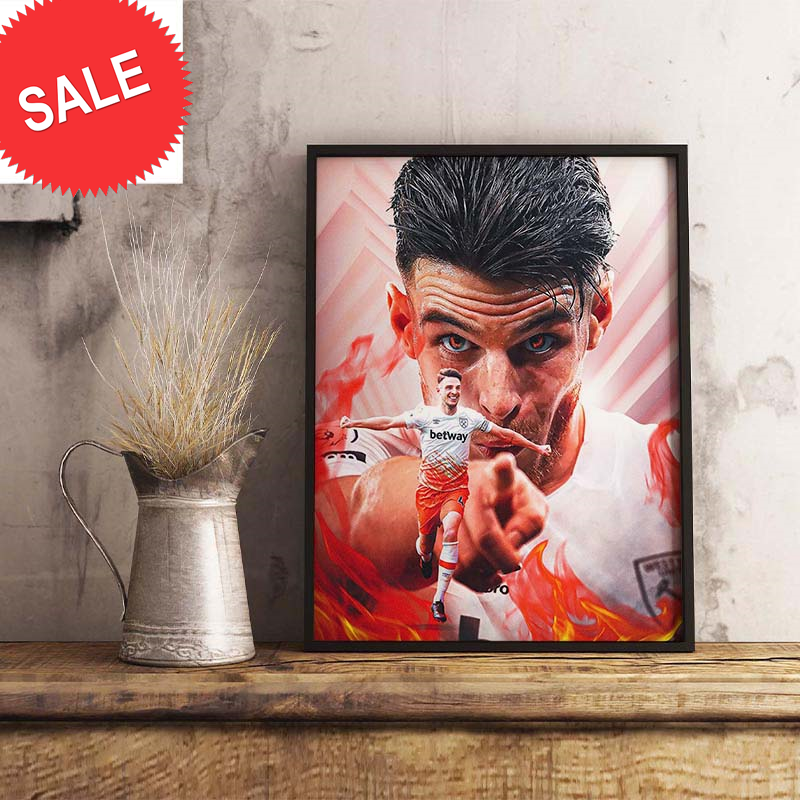 Declan Rice West Ham Captain Fantastic Wall Decor Poster Canvas.jpg