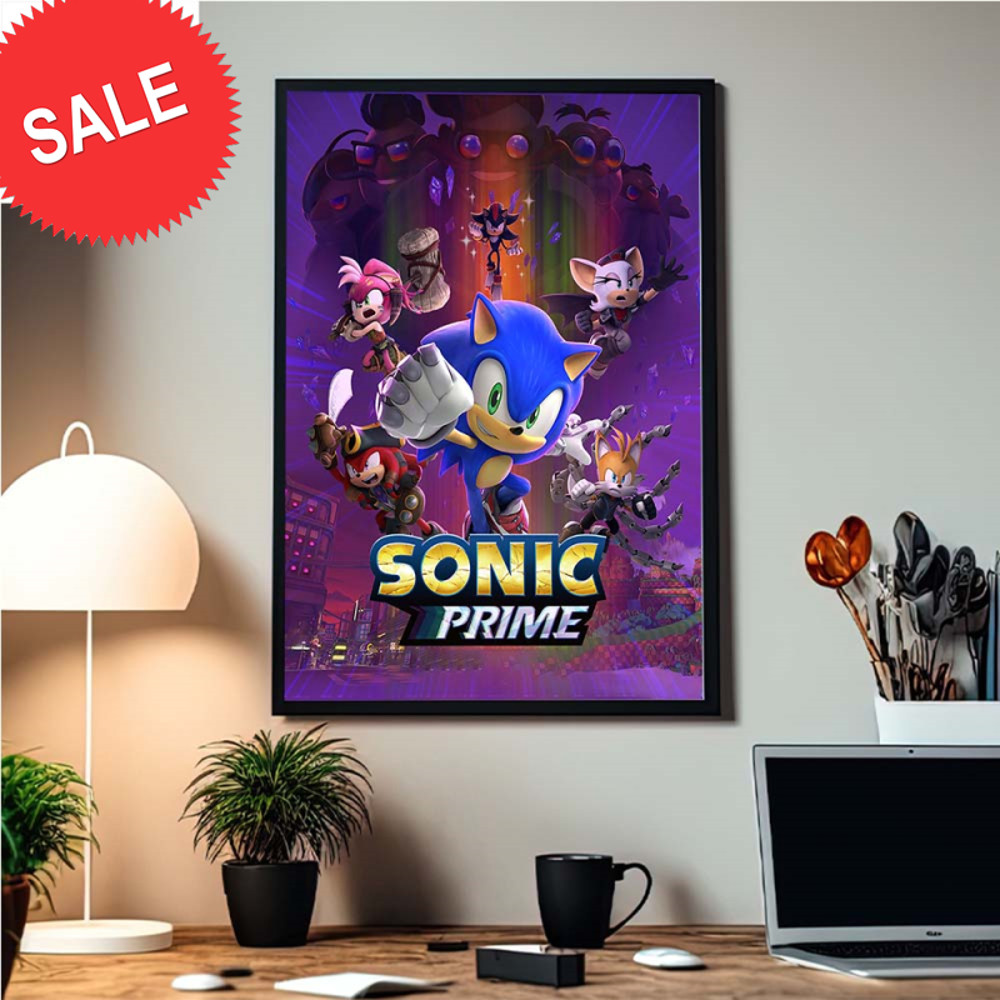 Sonic Prime Season 2 Netflix New Official Home Decor Poster Canvas.jpg