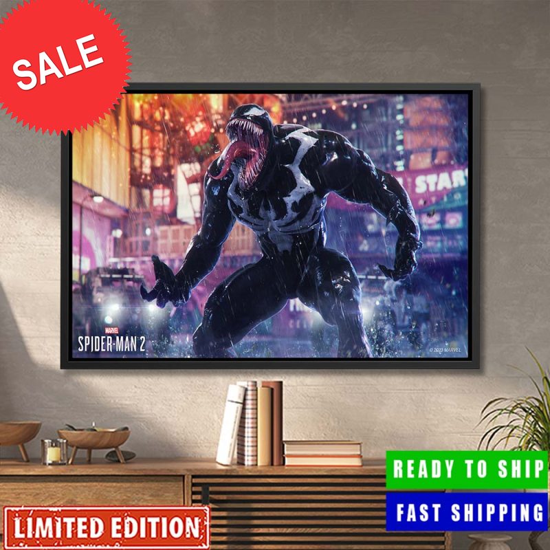 Venom New Look In Spider Man 2 Video Game Home Decor Poster Canvas.jpg