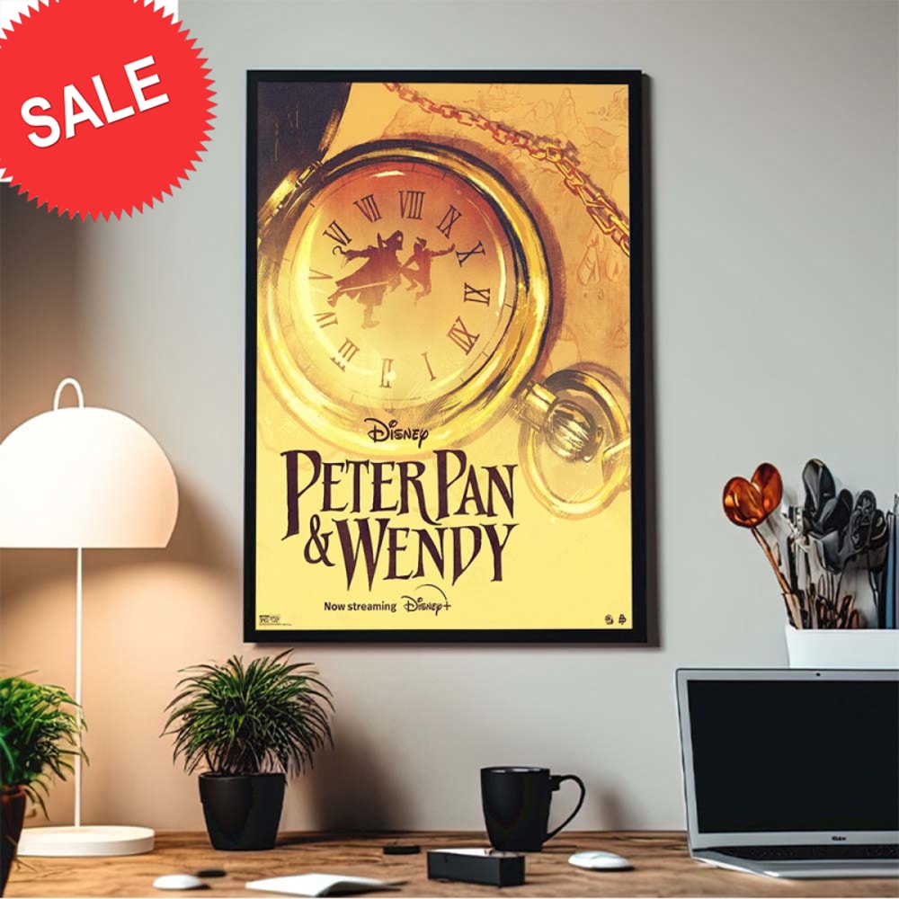 Disney Peter Pan And Wendy Official Poster Home Decor Poster Canvas.jpg