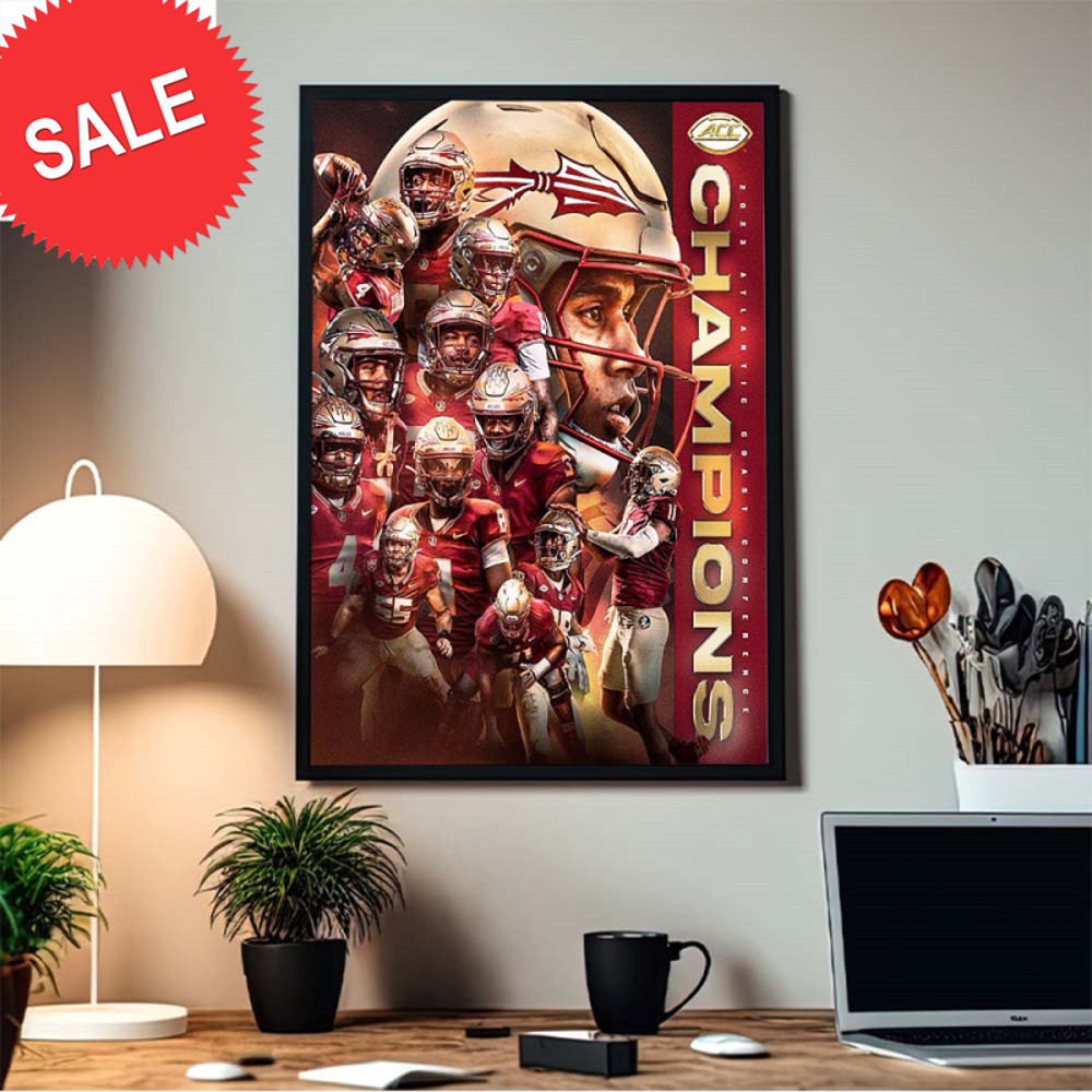 Florida State Seminoles Wins 2023 ACC Champions Home Decor Poster Canvas.jpg