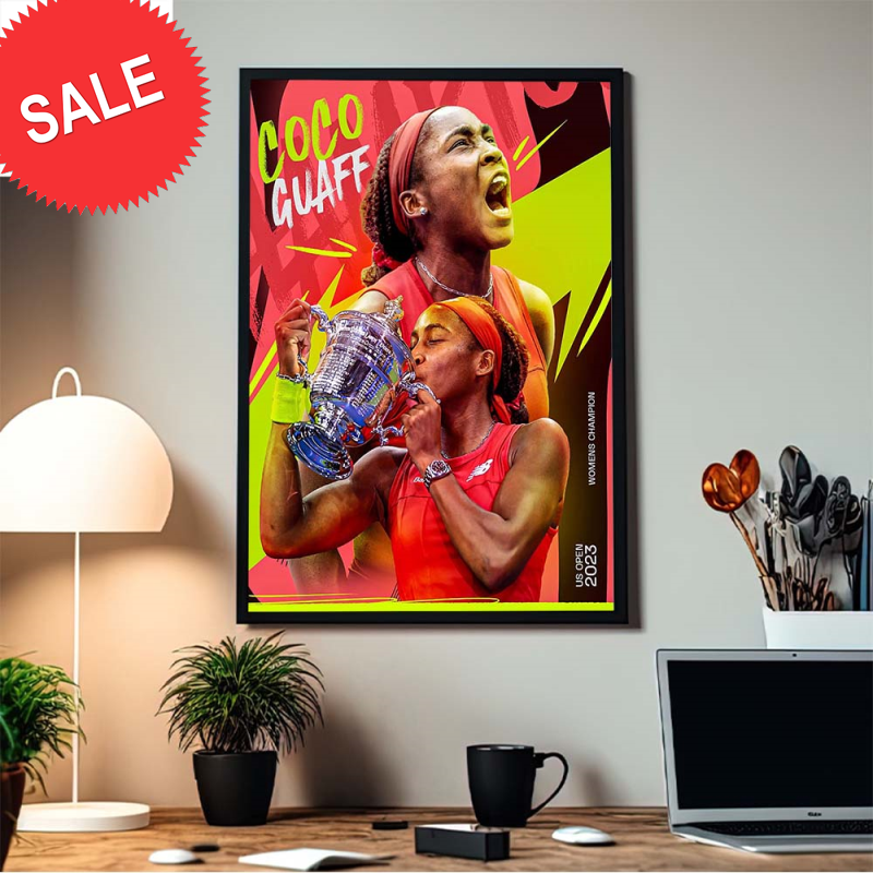 Congrats Coco Guaff US Open 2023 Womens Champion Home Decor Poster Canvas.jpg
