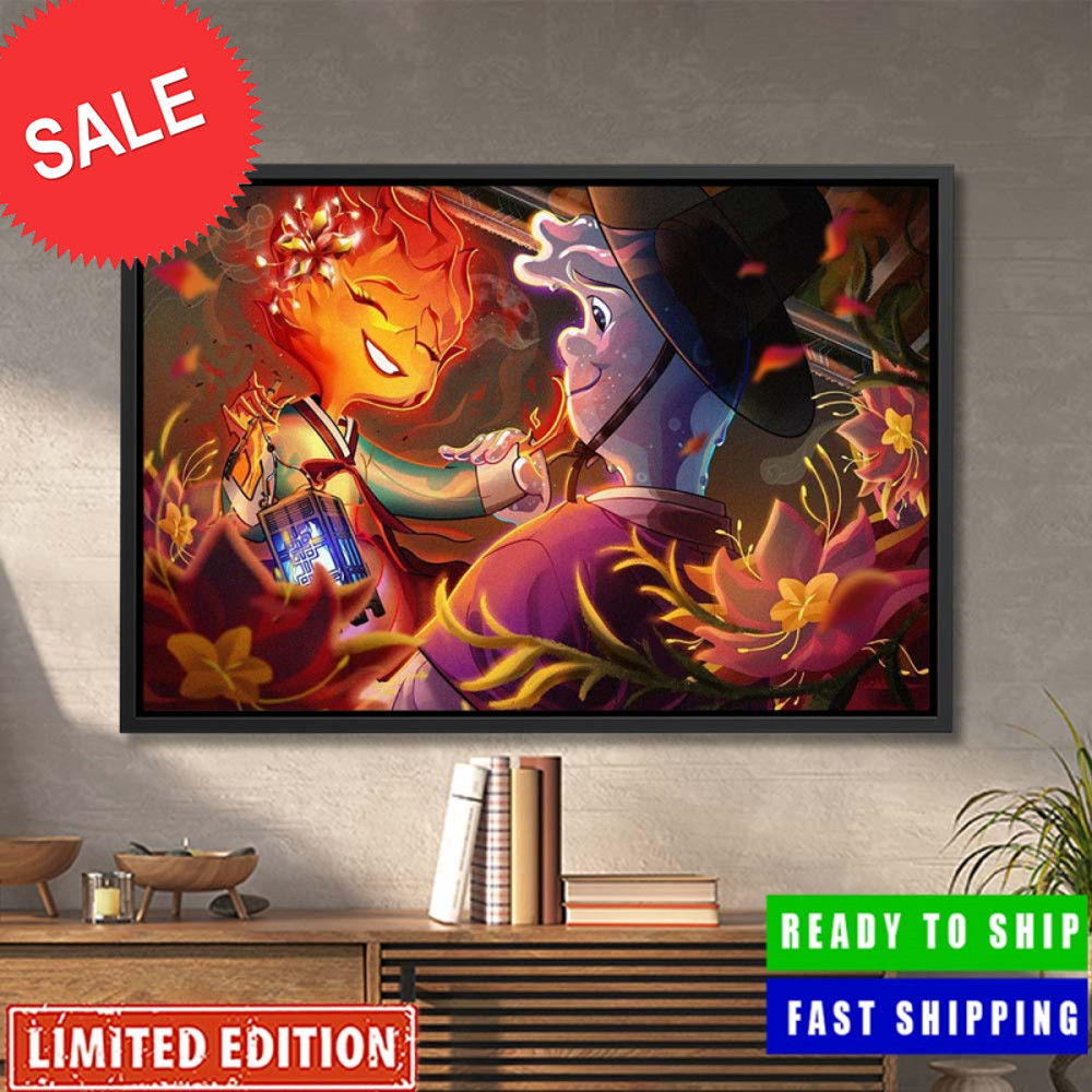 Pixar Elemental Ember And Wade In Japanese Style Home Decor Poster Canvas.jpg
