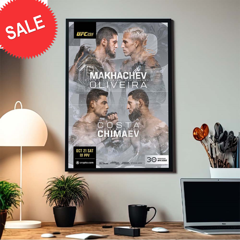 UFC 294 Running It Back For The Strap October 21 Decoration Poster Canvas.jpg