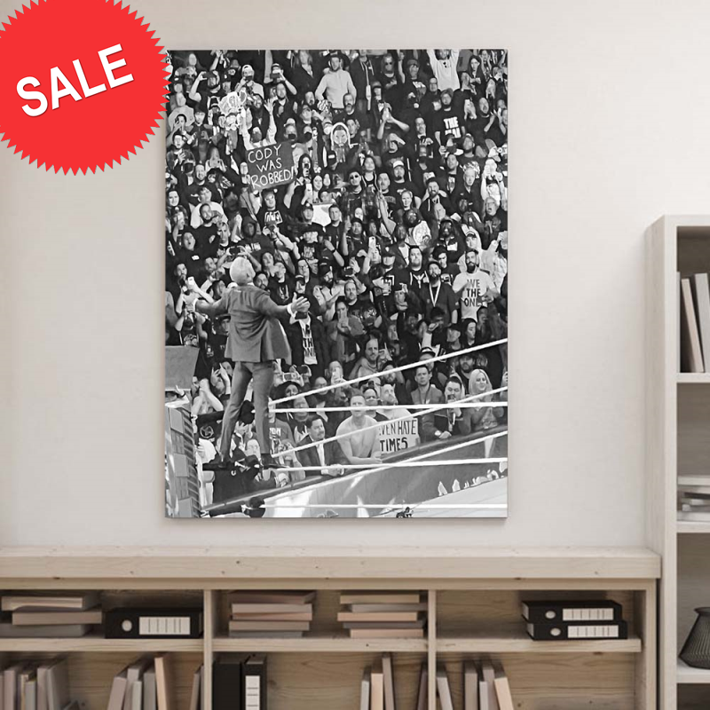 WWE Cody Rhodes Posing In The Corner Of The Ring Wall Decor Poster Canvas.jpg
