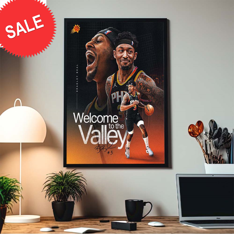 Bradley Beal Welcome To The Valley Phoenix Suns Home Decor Poster Canvas 1.jpg
