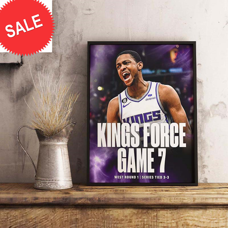 Sacramento Kings Take Game 7 Warriors Kings Force Wall Decor Poster Canvas.jpg