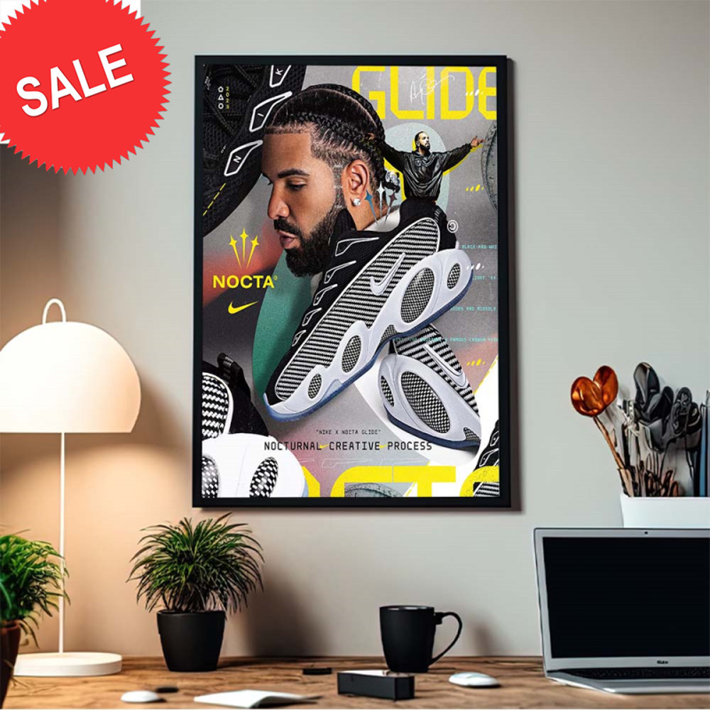 Drake x Nike x Nocta Glide Noctural Creative Process Home Decor Poster Canvas.jpg
