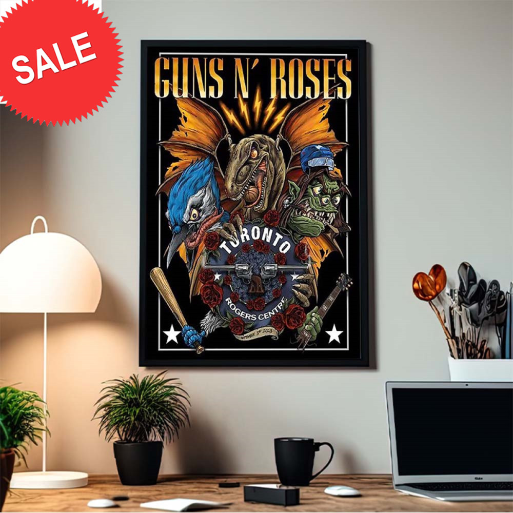 Guns N Roses Toronto Rogers Centre September 3th 2023 Home Decor Poster Canvas.jpg