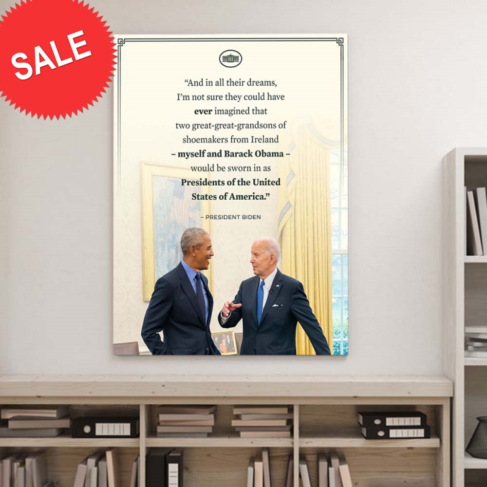 President Biden x Barack Obama Statemert United State Wall Decor Poster Canvas.jpg