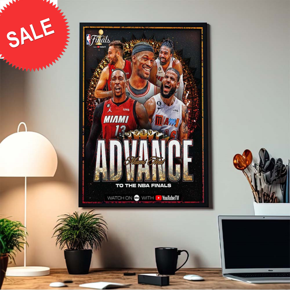 Congrats The Miami Heat Advance To The NBA Finals 2023 Home Decor Poster Canvas.jpg