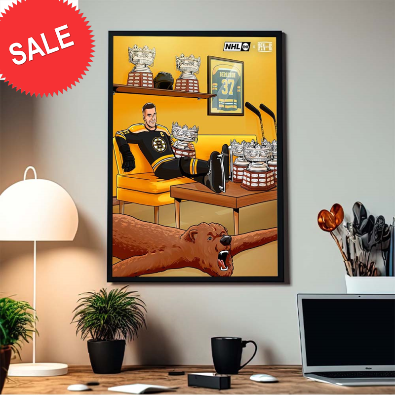 Congrats Patrice Bergeron has won his SIXTH Selke trophy Home Decor Poster Canvas.jpg