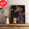 NBA Los Angeles Lakers King James With Signature Design Decorations Poster Canvas.jpg