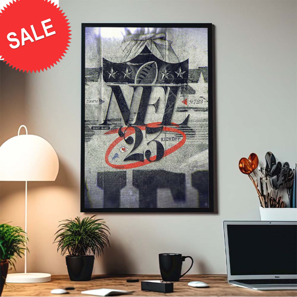 NFL 23 Kickoff Kansas City Chiefs Vs Lions Season Opener Home Decor Poster Canvas.jpg
