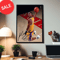Los Angeles Lakers Kobe Rookie Iconic Dunk Photo Signature Home Decor Poster Canvas.jpg
