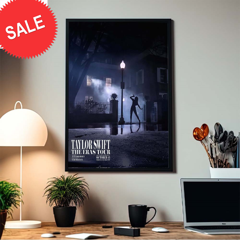 Taylor Swift The Eras Tour Movie Scaring Off Demons Version Home Decor Poster Canvas.jpg