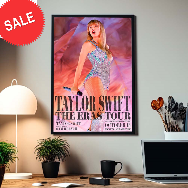 Taylor Swift The Eras Tour Movie Poster In Theaters On October 13 Home Decor Poster Canvas.jpg
