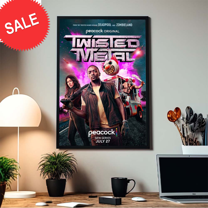 Twisted Metal Brand New Official Poster Peacock Television Series Home Decor Poster Canvas.jpg