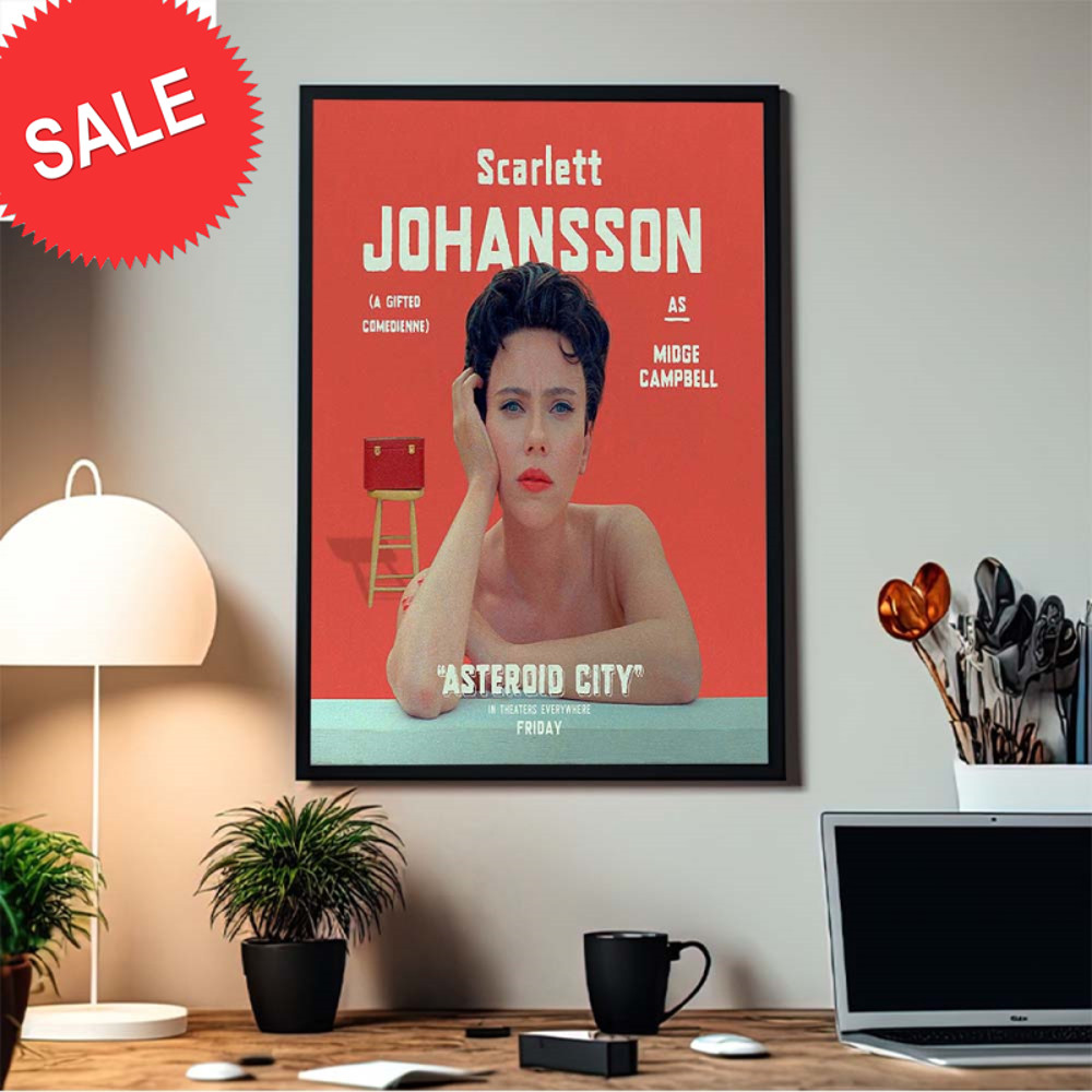 Scarlett Johansson As Midge Campbell In Asteroid City New Official Home Decor Poster Canvas.jpg