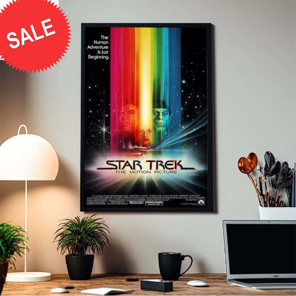 Star Trek The Motion Picture The Human Adventure Is Just Beginning Home Decor Poster Canvas.jpg