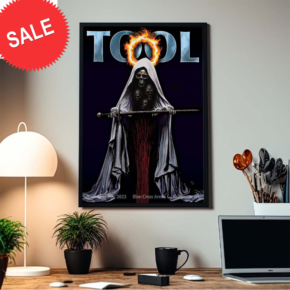 Tool Tonight In Rochester NY At Blue Cross Arena November 6th 2023 Wall Decor Poster Canvas.jpg