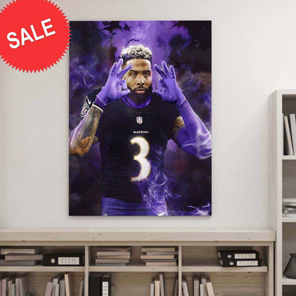 Congrats Odell Beckham Jr Is Signing With Baltimore Ravens Gift For Fans Decor Poster Canvas.jpg
