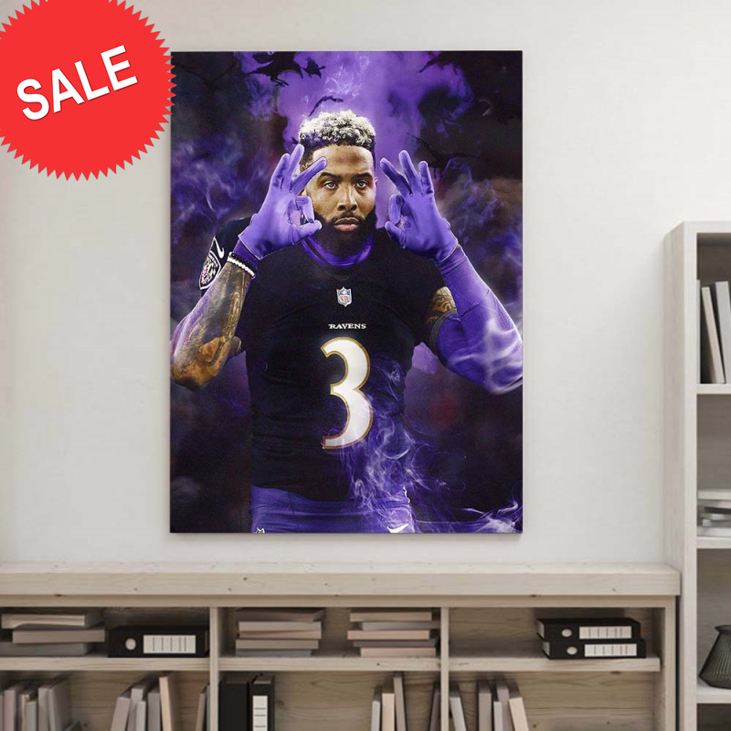 Congrats Odell Beckham Jr Is Signing With Baltimore Ravens Gift For Fans Decor Poster Canvas.jpg