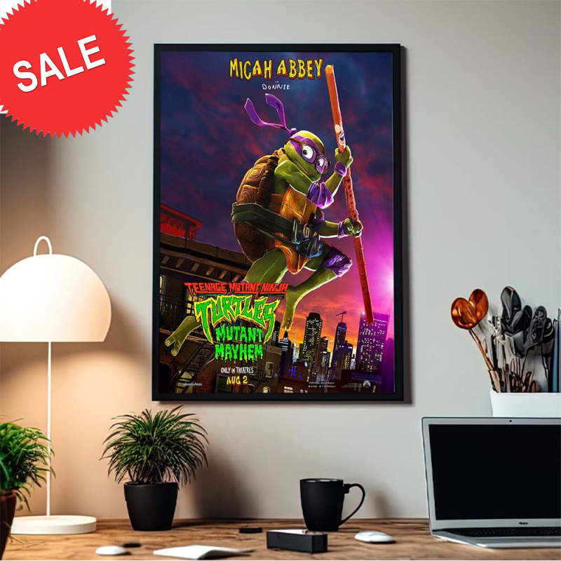 Donnie By Micah Abbey In Teenage Mutant Ninja Turtles Mutant Mayhem Home Decor Poster Canvas.jpg