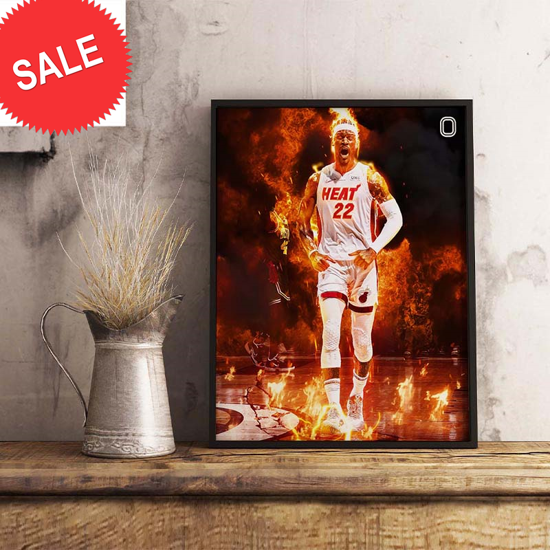 Jimmy Butler Miami Heat Playoff Franchise Record Eastern Conference Wall Decor Poster Canvas.jpg