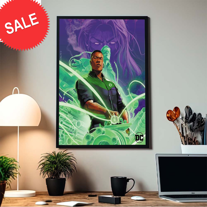 John Stewart Green Lantern War Journal By Phillip Johnson And Montos Home Decor Poster Canvas.jpg