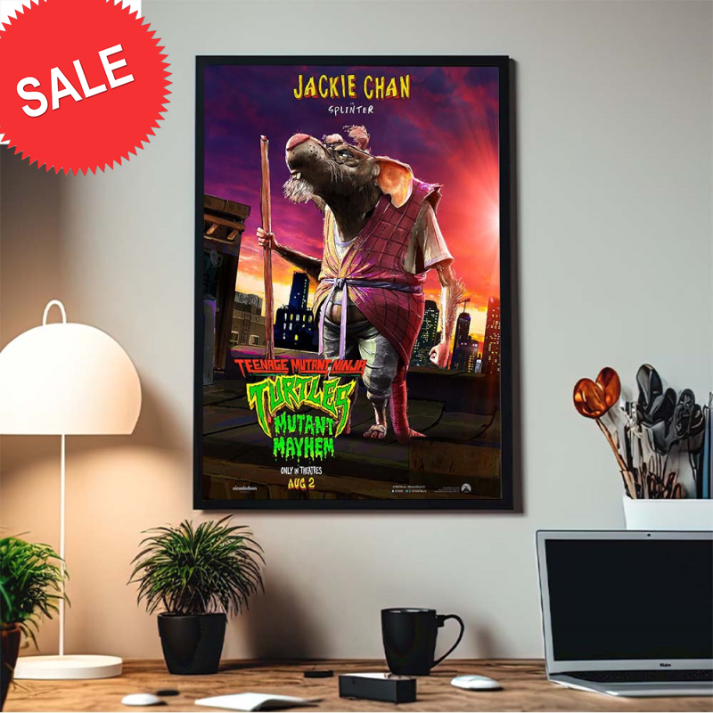 Splinter By Jackie Chan In Teenage Mutant Ninja Turtles Mutant Mayhem Home Decor Poster Canvas.jpg