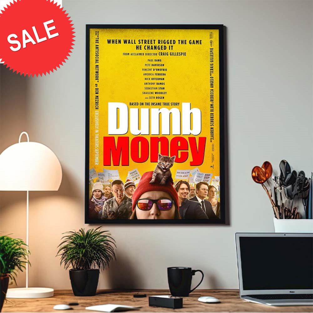 Dumb Money When Wall Street Rigged The Game He Changed It Official Movie Home Decor Poster Canvas.jpg