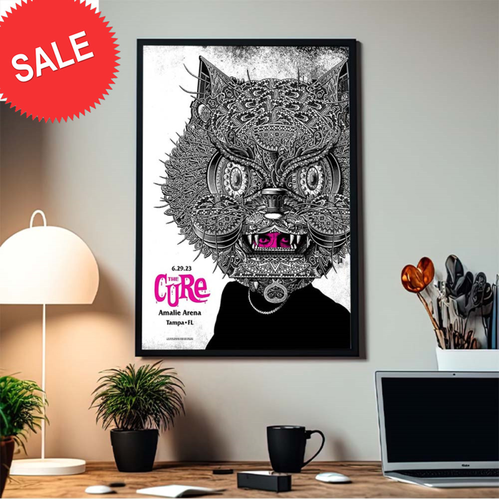 The Cure Amalie Arena Tampa Event 29 June 2023 Show Of A Lost World 2023 Home Decor Poster Canvas.jpg