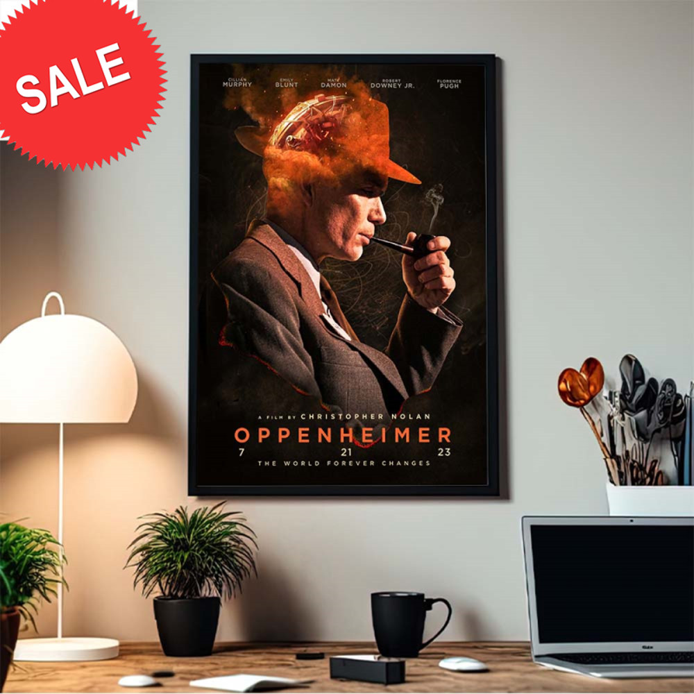 Oppenheimer By Christopher Nolan The World Forever Changes Cillian Murphy Home Decor Poster Canvas.jpg