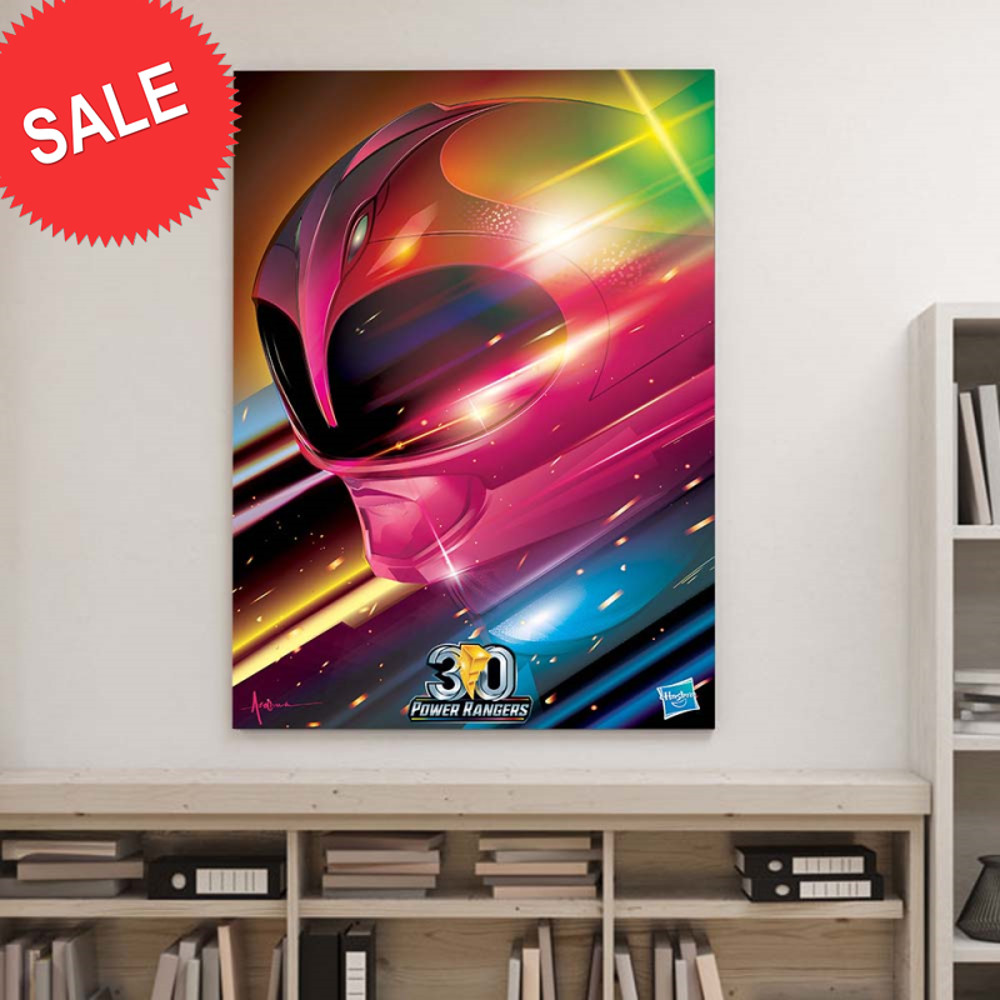 Celebrate the 30th anniversary of Mighty Morphin Power Rangers Pink Ranger Wall Decor Poster Canvas.jpg